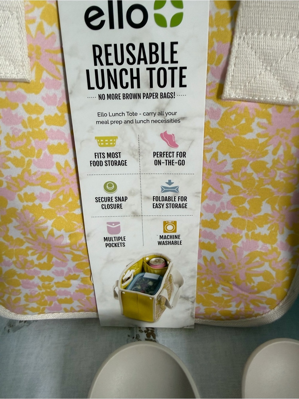 Ello Reusable Lunch Tote & Kitchen Utensils Bundle - Picture 4 of 8